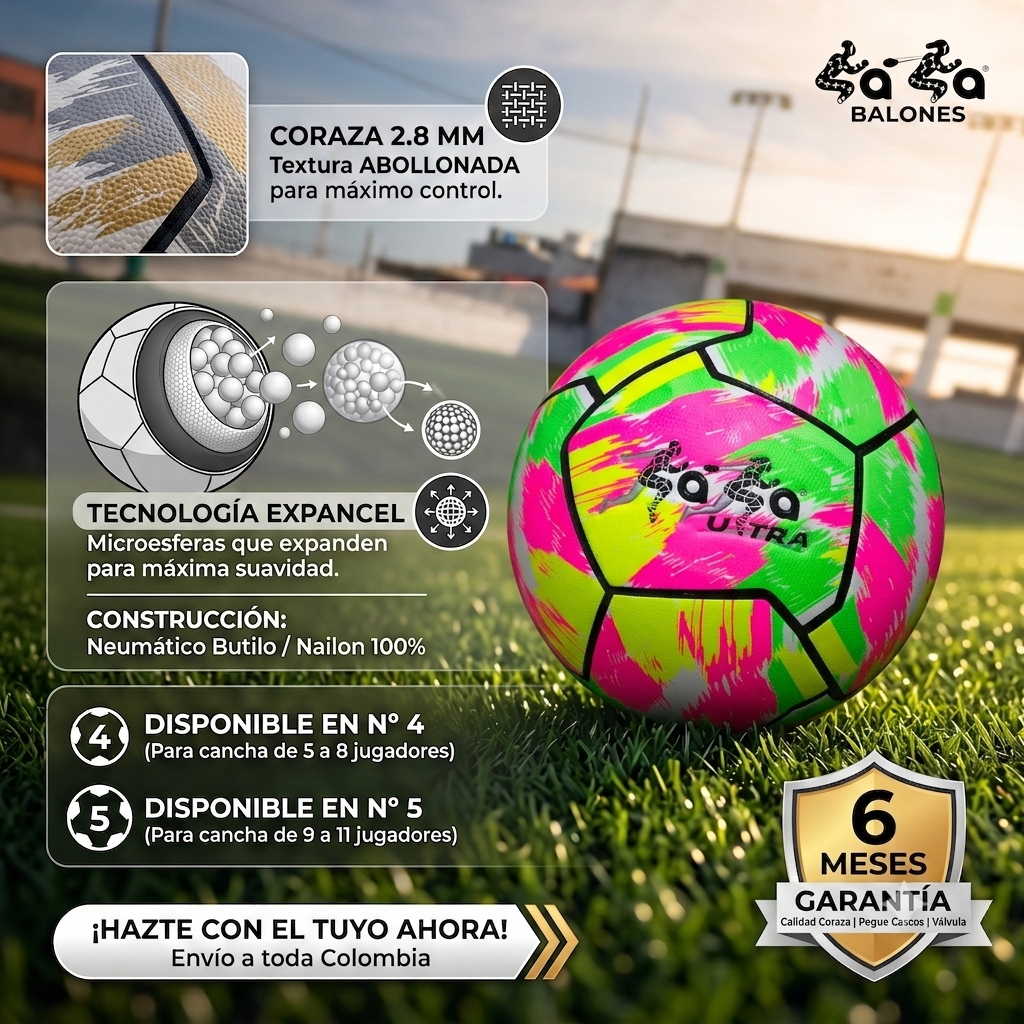 Balón para Sintética Balón para sintética marca SASA #4 Y#5 Rebote controlado