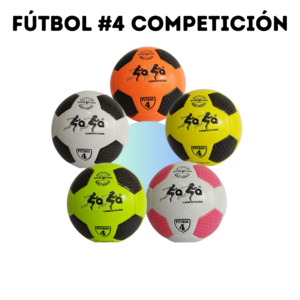Colección de balones de fútbol juvenil número 4 SÁSA línea Competición todo terreno diferentes colores